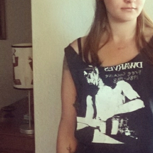 The Dwarves Free Cocaine Cut Band Tee Men's small - Picture 5 of 5